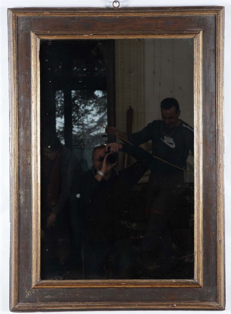 Cornice a cassetta in legno dipinto e dorato, inizi XVIII secolo  - Auction Antique and Old Masters - II - Cambi Casa d'Aste