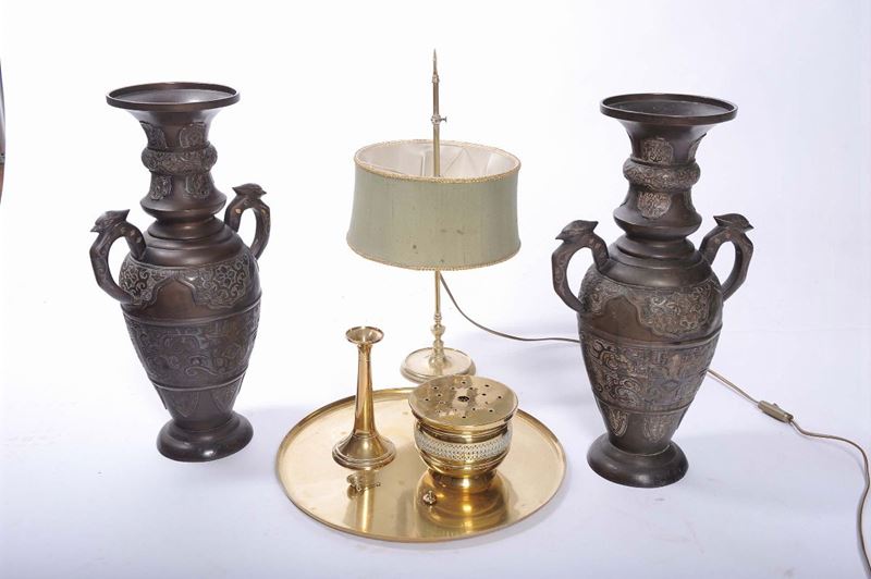 Lotto di oggetti  - Asta Antiquariato e Dipinti Antichi - II - Cambi Casa d'Aste