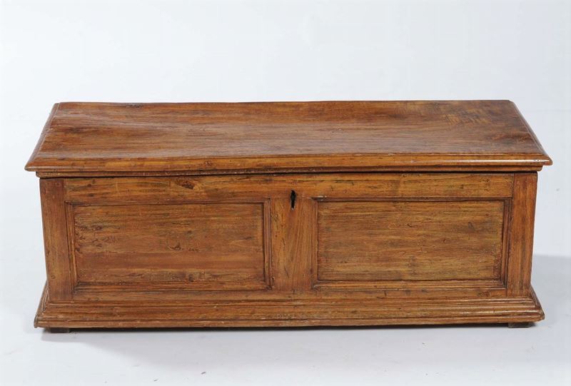 Cassapanca in noce, XVIII-XIX secolo  - Auction Antique and Old Masters - II - Cambi Casa d'Aste