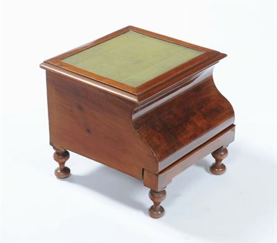 Scaletta da Biblioteca in Mogano, Inghilterra XIX Secolo