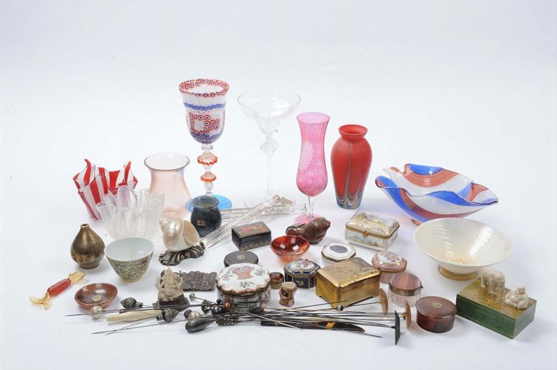 Raccolta di objects de vertu e altri oggetti  - Auction Time Auction 8-2014 - Cambi Casa d'Aste