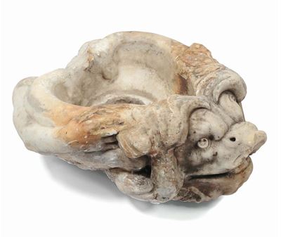 Elemento Scultoreo in Marmo Bianco, XVII Secolo