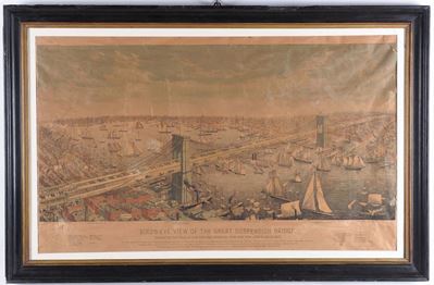 Stampa Raffigurante New York, 1883