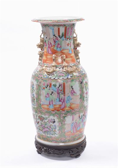 Vaso in Porcellana Canton