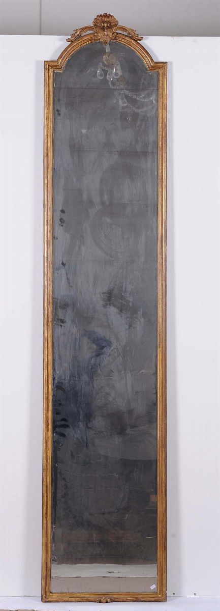 Specchiera in legno dorato, XIX secolo  - Auction Antique and Old Masters - II - Cambi Casa d'Aste
