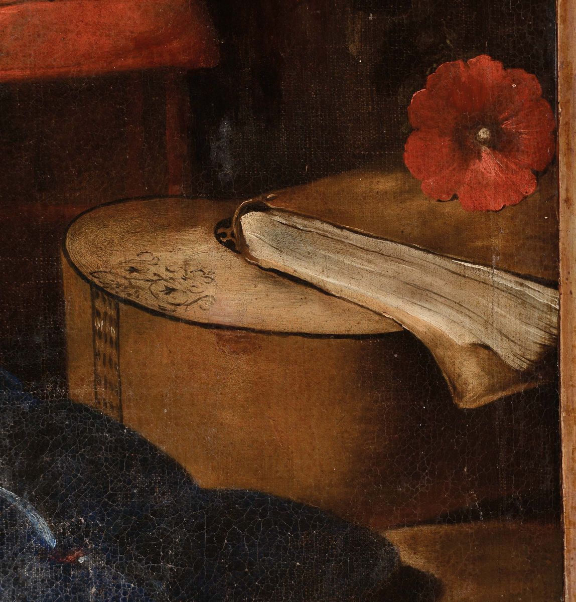 Anton Maria Vassallo (genova 1620 - Milano 1672)allegoria con Natura Morta