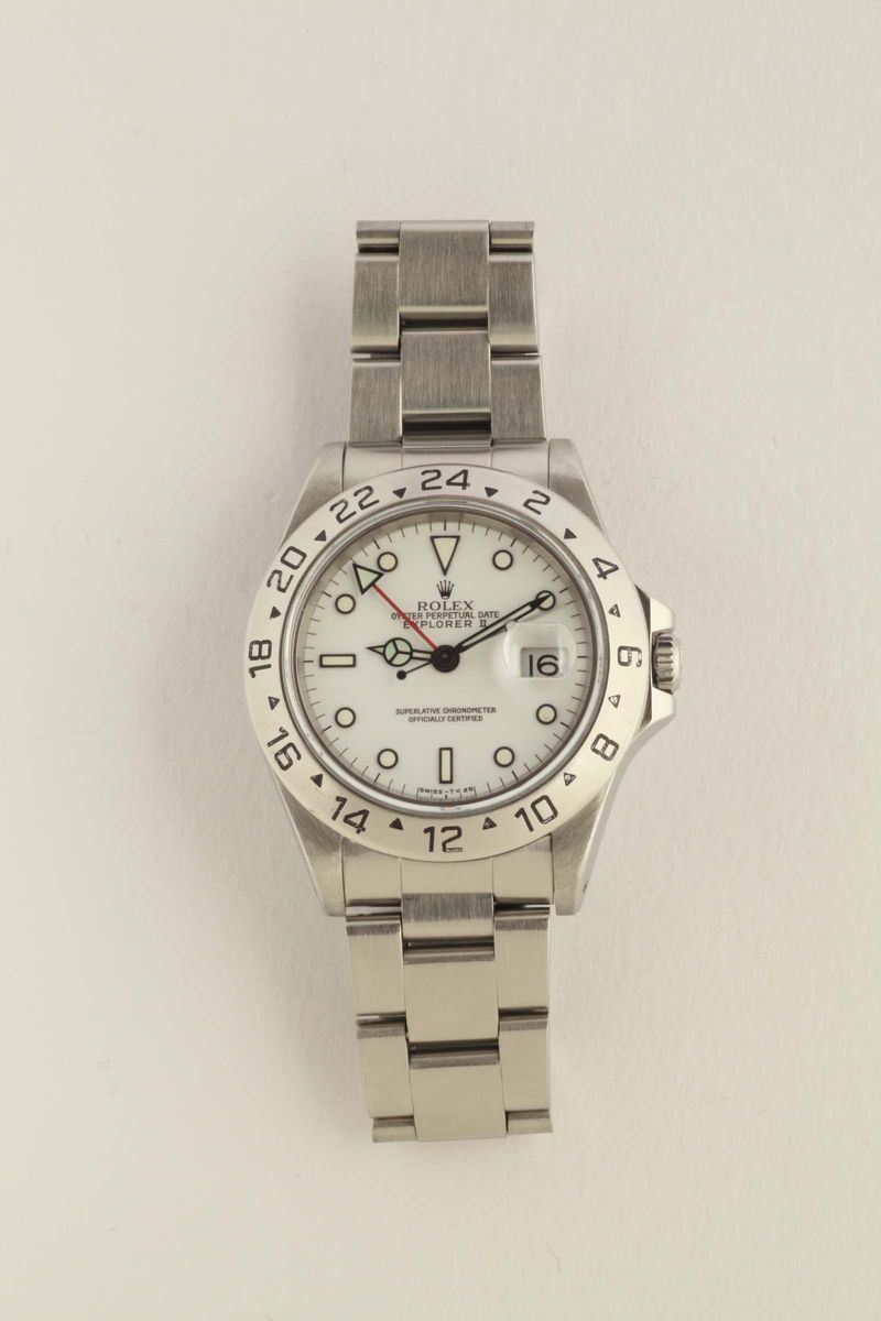 Rolex Oyster Perpetual Date Explorer II 1970, orologio da polso  - Asta Argenti e Gioielli Antichi e Contemporanei - Cambi Casa d'Aste