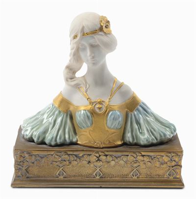 Charles Korschann - Pierre Louchet - Parigibusto di Dama