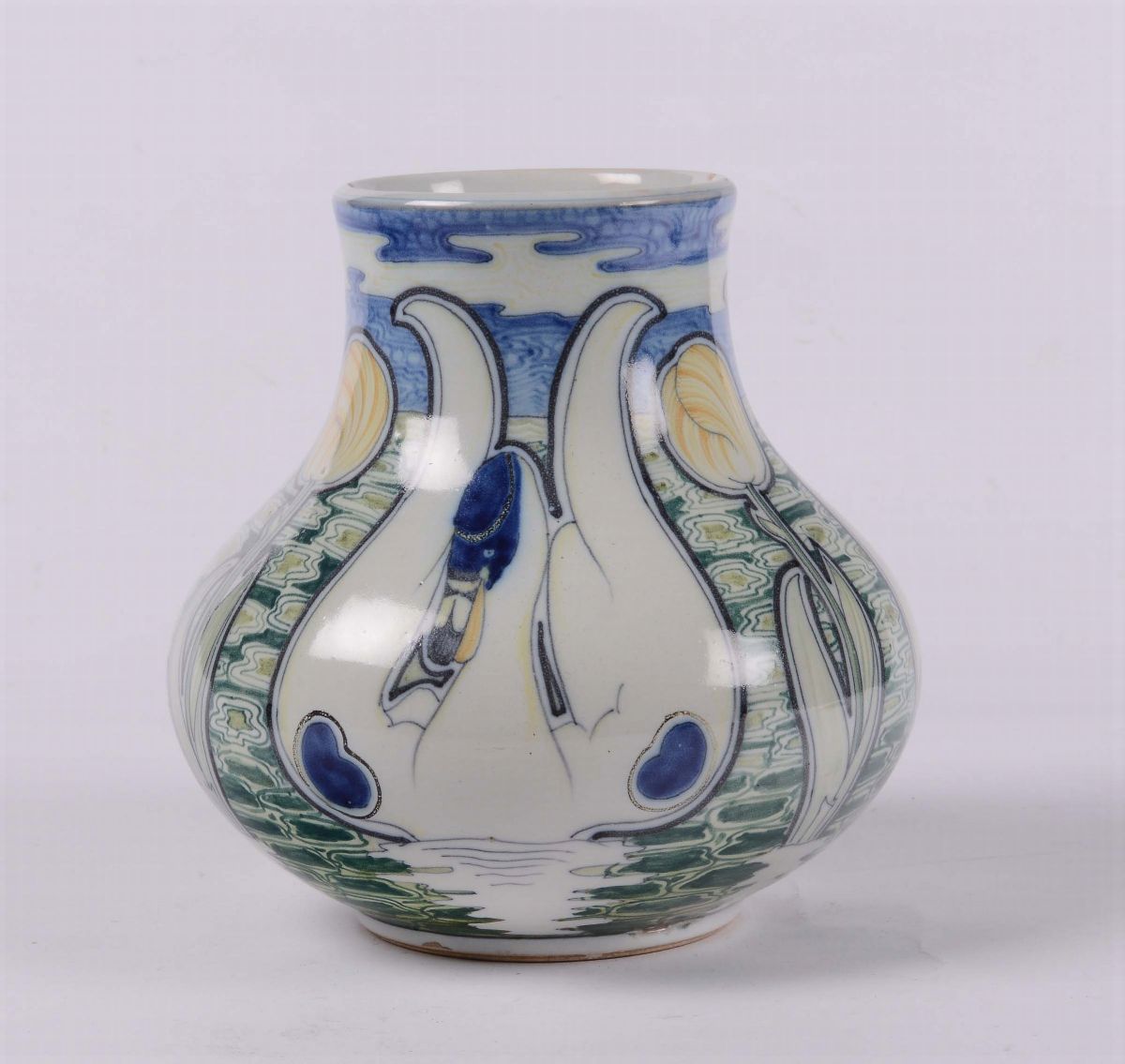 Galileo Chini - Arte della Ceramica - Firenzevaso con Tulipani