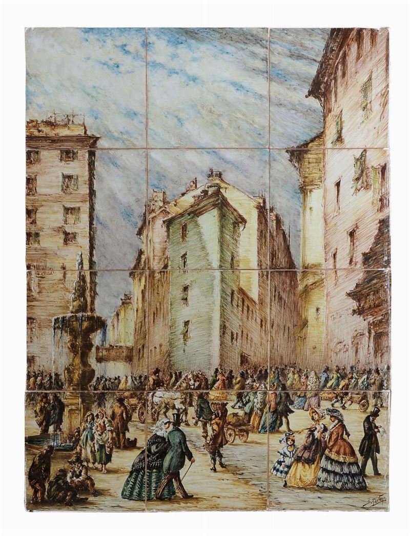 D.Ravara Scorcio di Genova  - Auction Decorative Arts of XX Century - Cambi Casa d'Aste