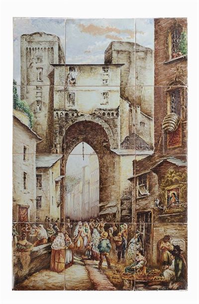 D.ravarascorcio di Genova con Porta Soprana