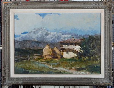 Scuola Russa del XIX Secolobaita in Montagna