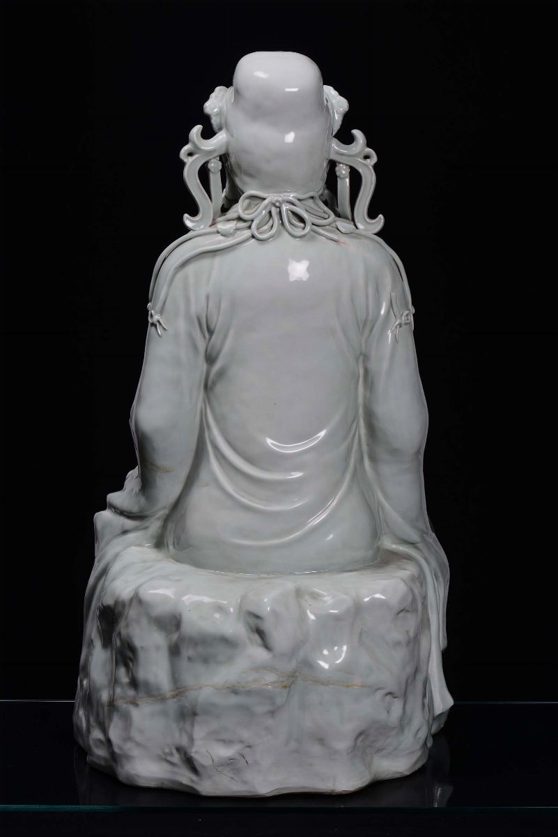 Guanyin in Porcellana Celadon, Cina