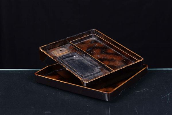 A lacquer writing box, Japan, late 19th century