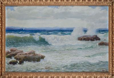 Umberto Gnata (1906)mareggiata, 1939