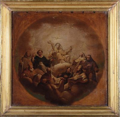 Anonimo Dell'inizio del XIX Secoloscena Religiosa