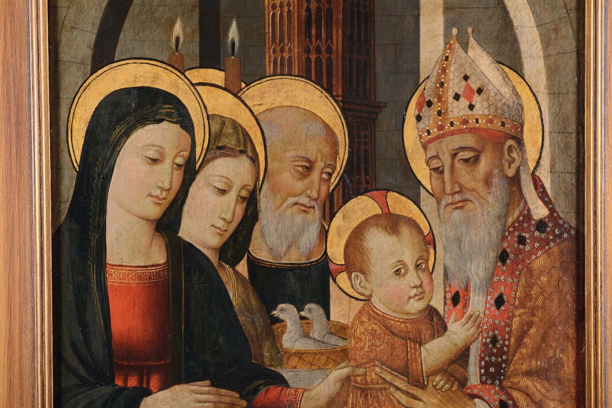 Scuola Piemontese del XV Secolopresentazione di Gesù al Tempio