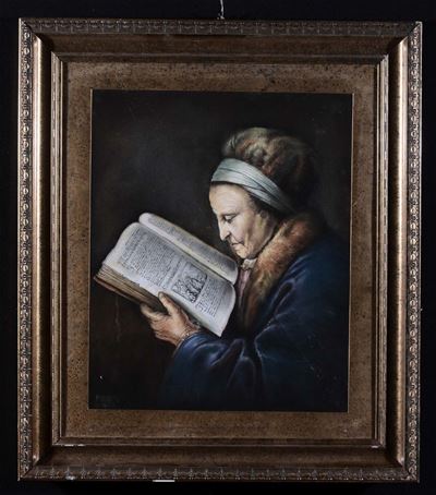 Anonimo del XIX Secolodonna che Legge