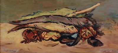 Giovanni Bartolena (1866-1942) Attribuito Anatura Morta