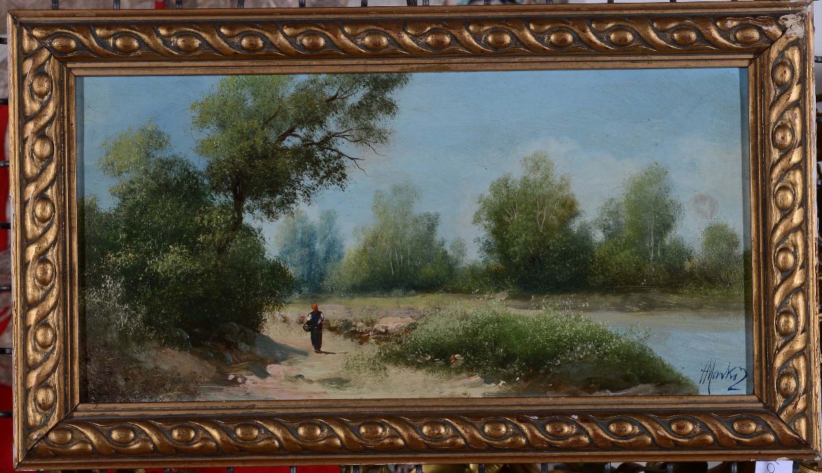 Henry Marko (1855-1921)paesaggi con Fiume
