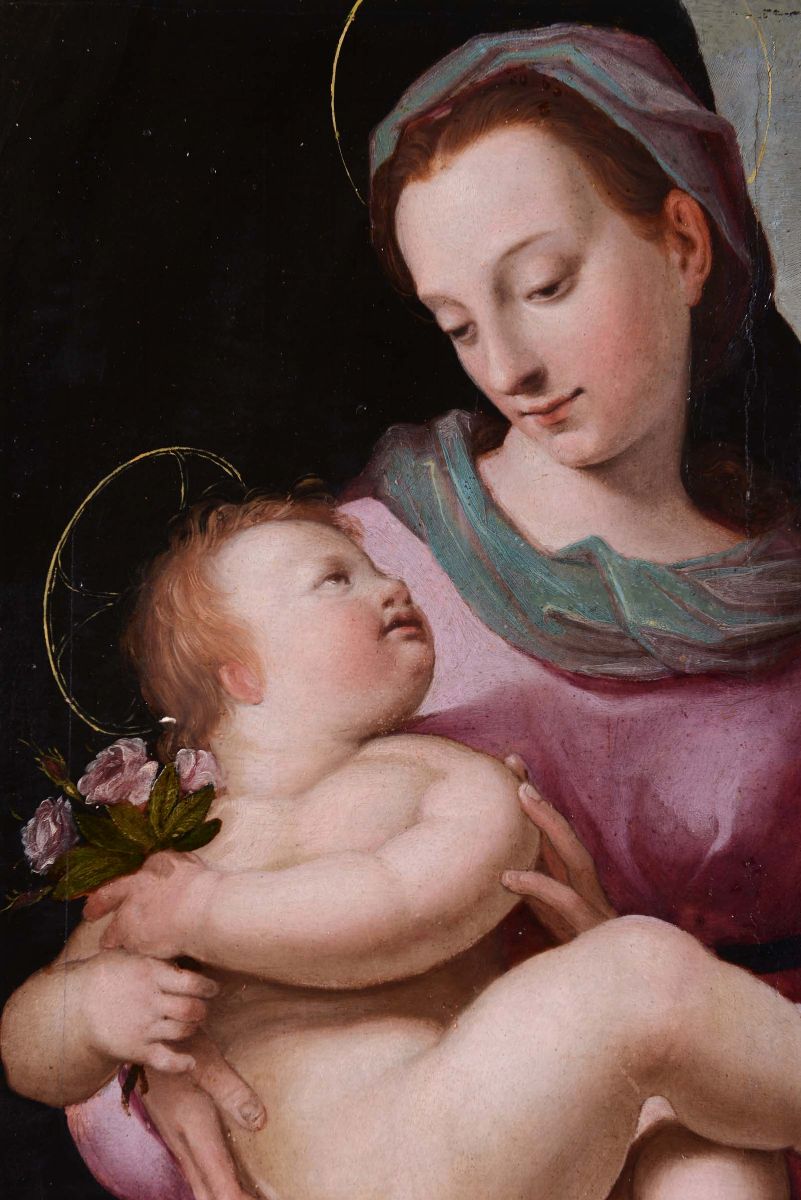 Santi di Tito (borgo San Sepolcro 1536 - Firenze 1603)sacra Famiglia