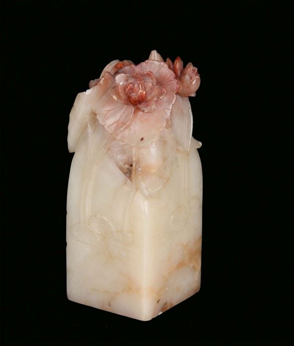 Sigillo in pietra saponaria, Cina, Repubblica, XX secolo