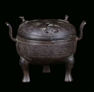 Incensiere in Bronzo di Forma Arcaica, Cina, Dinastia Ming, XVII Secolo