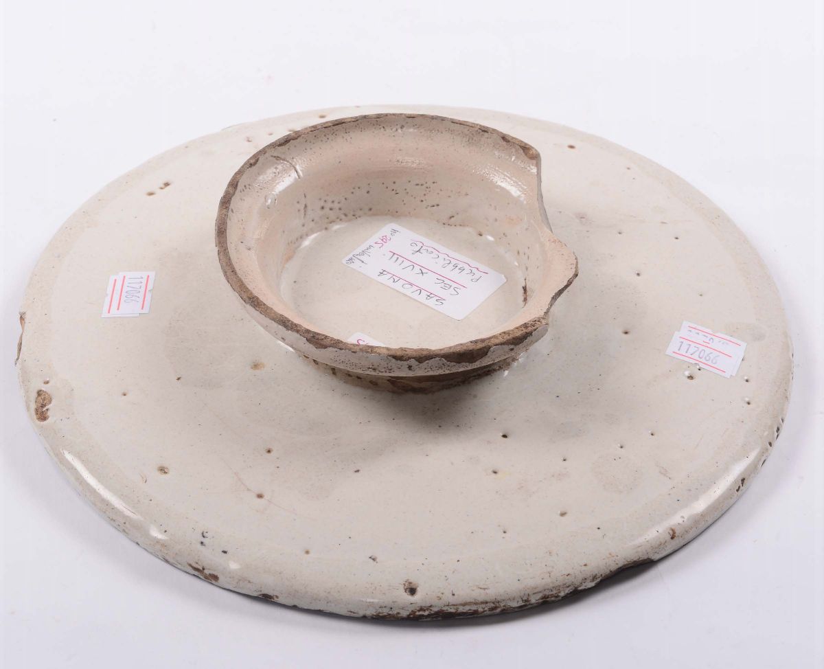 Sottocoppa di Maiolica, Savona XVIII Secolo