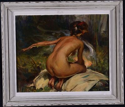 Anonimo del XIX Secolonudo Femminile