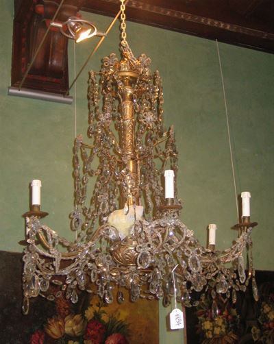 Lampadario Luigi XVI a Sei Luci