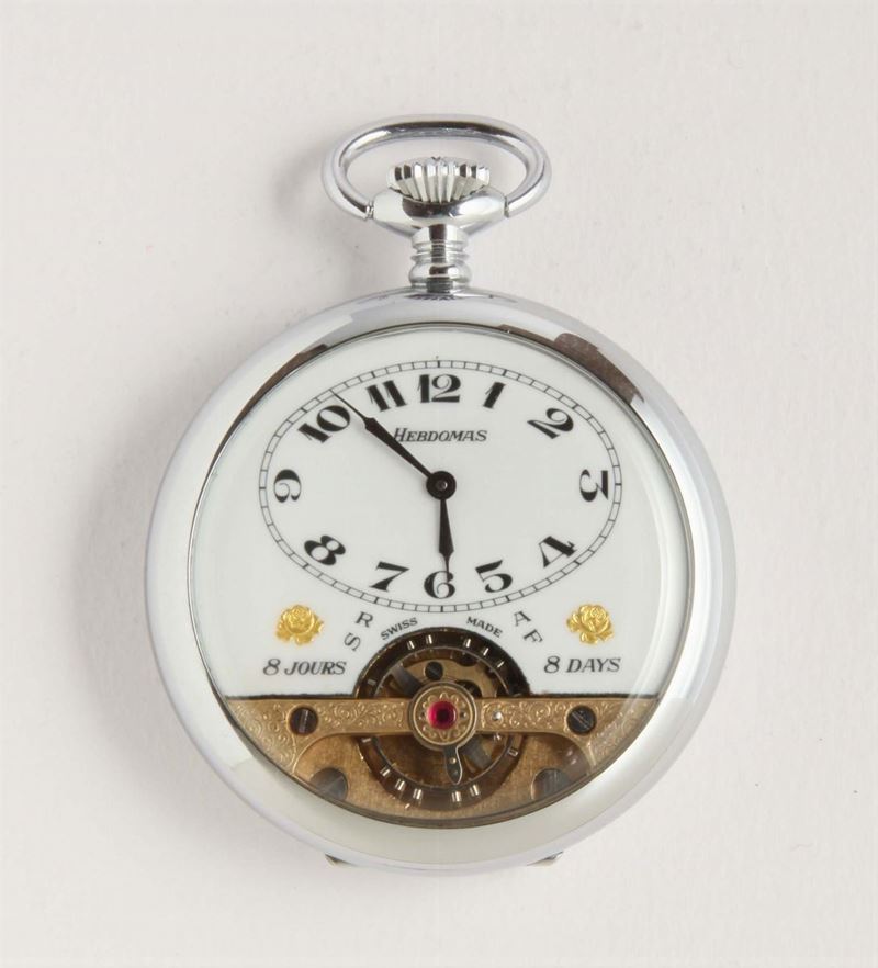 Hebdomas. orologio da tasca  - Asta Argenti e Gioielli Antichi e Contemporanei - Cambi Casa d'Aste
