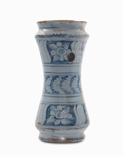 Albarello in Maiolica, Caltagirone XVIII Secolo