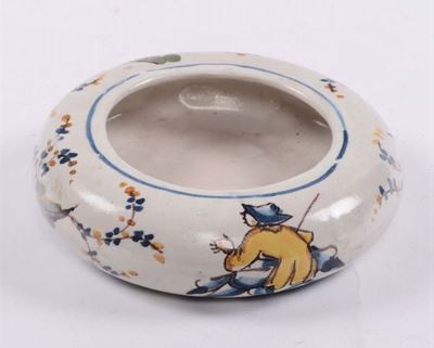 Ciotola di Maiolica a Decoro Policromo, Savona XVIII Secolo