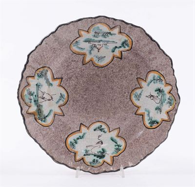 Piatto in Maiolica, Savona XVIII Secolo