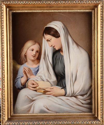 Scuola della Fine del XVIII Secolomadonna con Angelo