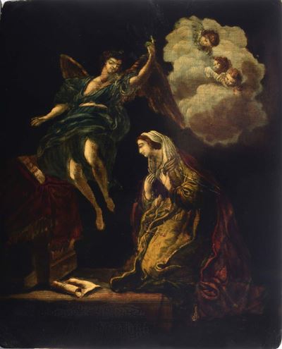 Scuola Italiana del XVIII Secoloannunciazione (da El Greco)