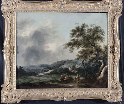 Salvator Rosa (napoli 1615 - Roma 1673), Attribuito Apaesaggio