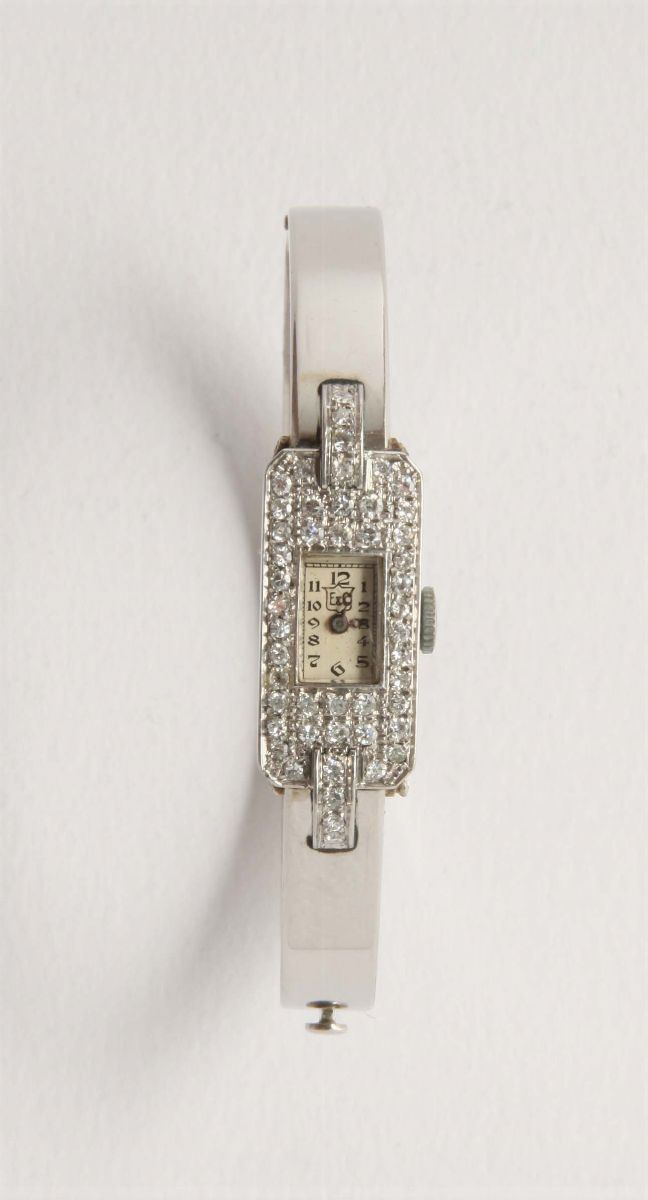 Orologio da sera con diamanti huit-huit  - Auction Silver, Ancient and Contemporary Jewels - Cambi Casa d'Aste