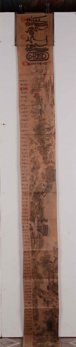 Album in pergamena, Cina XIX secolo  - Asta Arredi e Oggetti d'Arte da Importanti Collezioni Private - Cambi Casa d'Aste