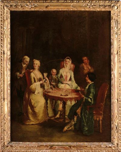 Maestro dei Riflessi (venezia XVIII Secolo)scena D’interno