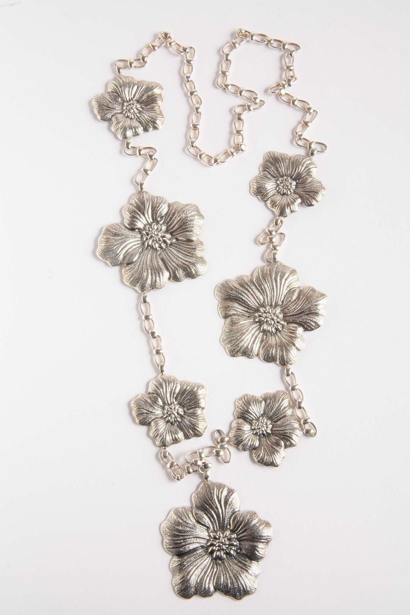 A sterling 925 necklace. Signed Gianmaria Buccellati  - Auction Silver, Ancient and Contemporary Jewels - Cambi Casa d'Aste