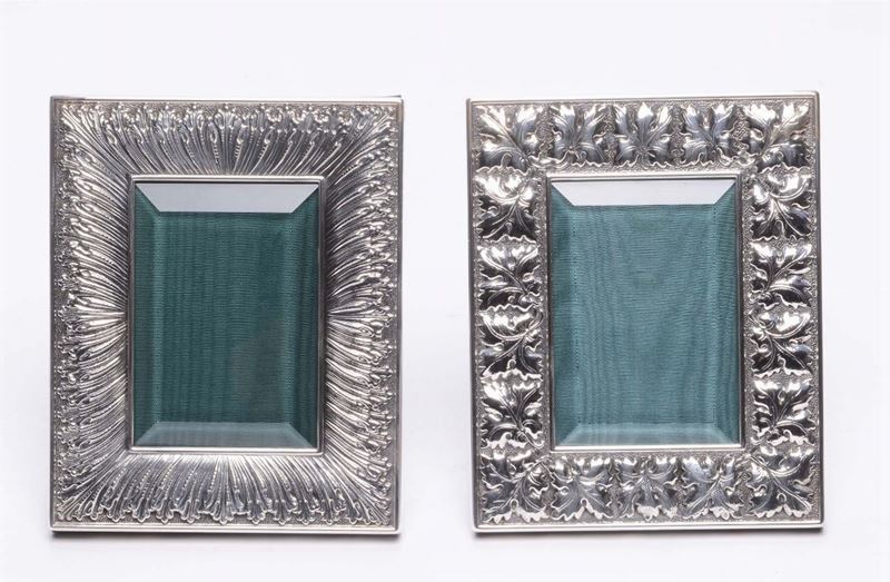 Lotto composto da due cornici in sterling 925, Gianmaria Buccellati  - Auction Silver, Ancient and Contemporary Jewels - Cambi Casa d'Aste