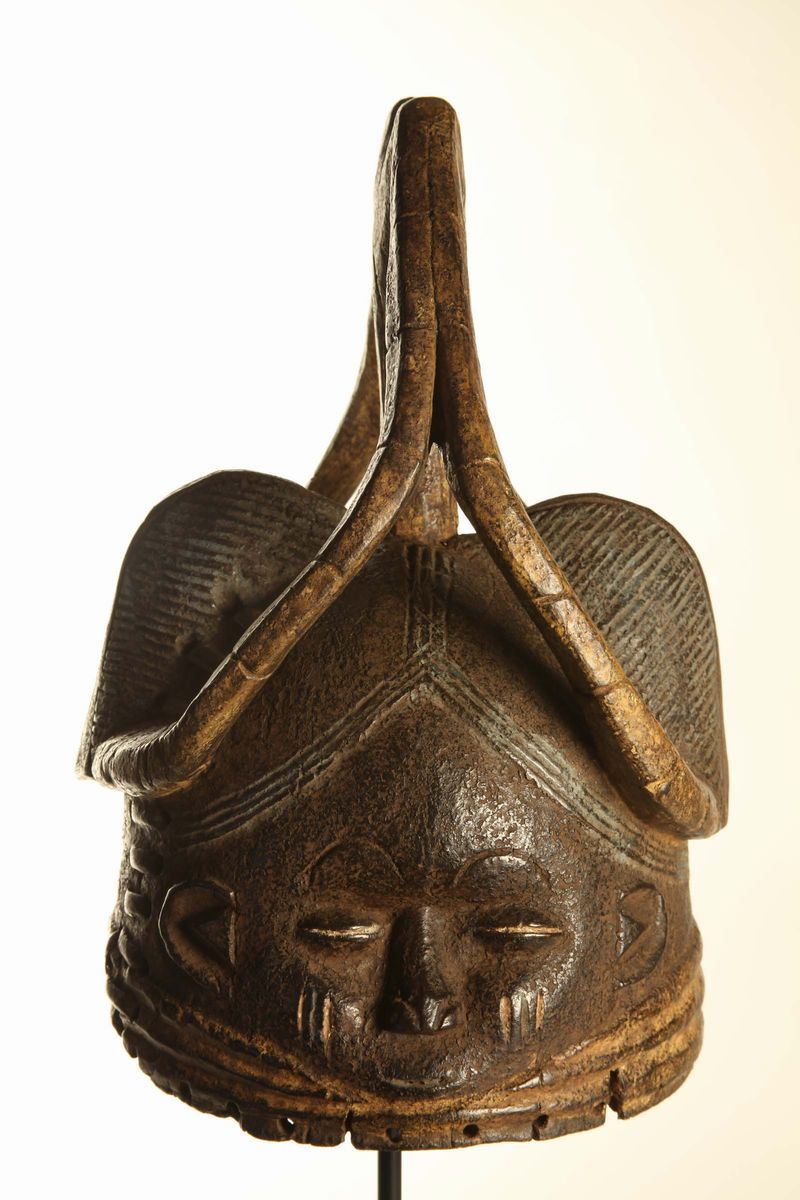 Maschera casco gelede YORUBA (Nigeria)  - Asta Arte Africana - Cambi Casa d'Aste