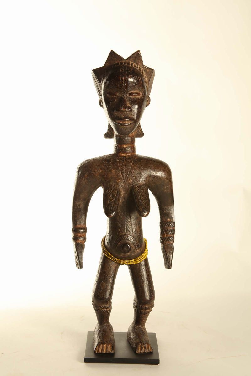 Figura femminile DAN (Costa d’Avorio)  - Auction African Art - Cambi Casa d'Aste