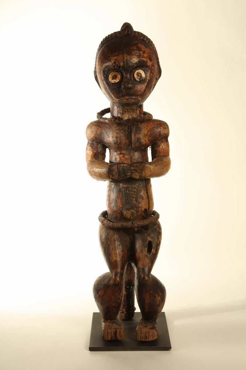 Figura di guardiano di reliquiario byeri FANG (Gabon)  - Asta Arte Africana - Cambi Casa d'Aste