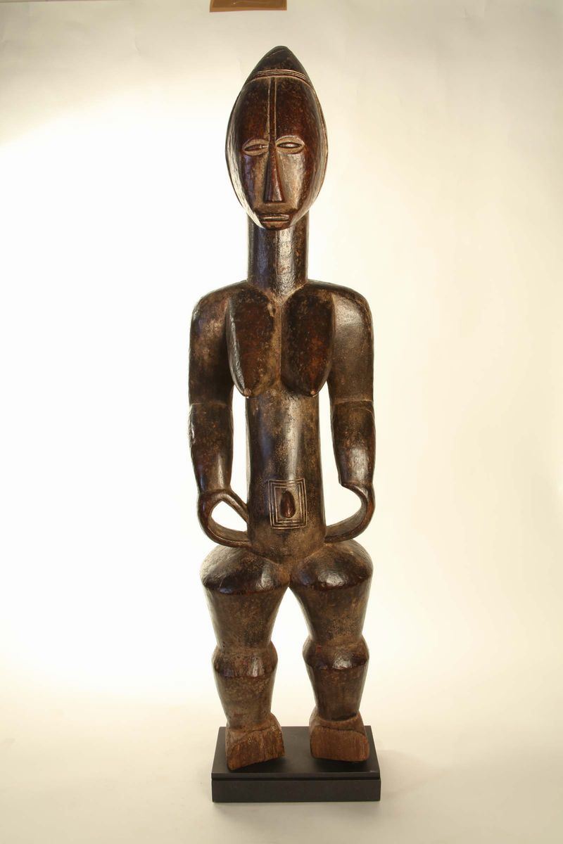 Figura femminile BETE (Costa d’Avorio)  - Asta Arte Africana - Cambi Casa d'Aste