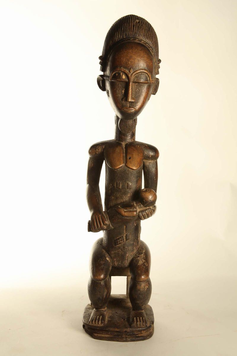 Maternità BAOULE’ (Costa d’Avorio)  - Asta Arte Africana - Cambi Casa d'Aste