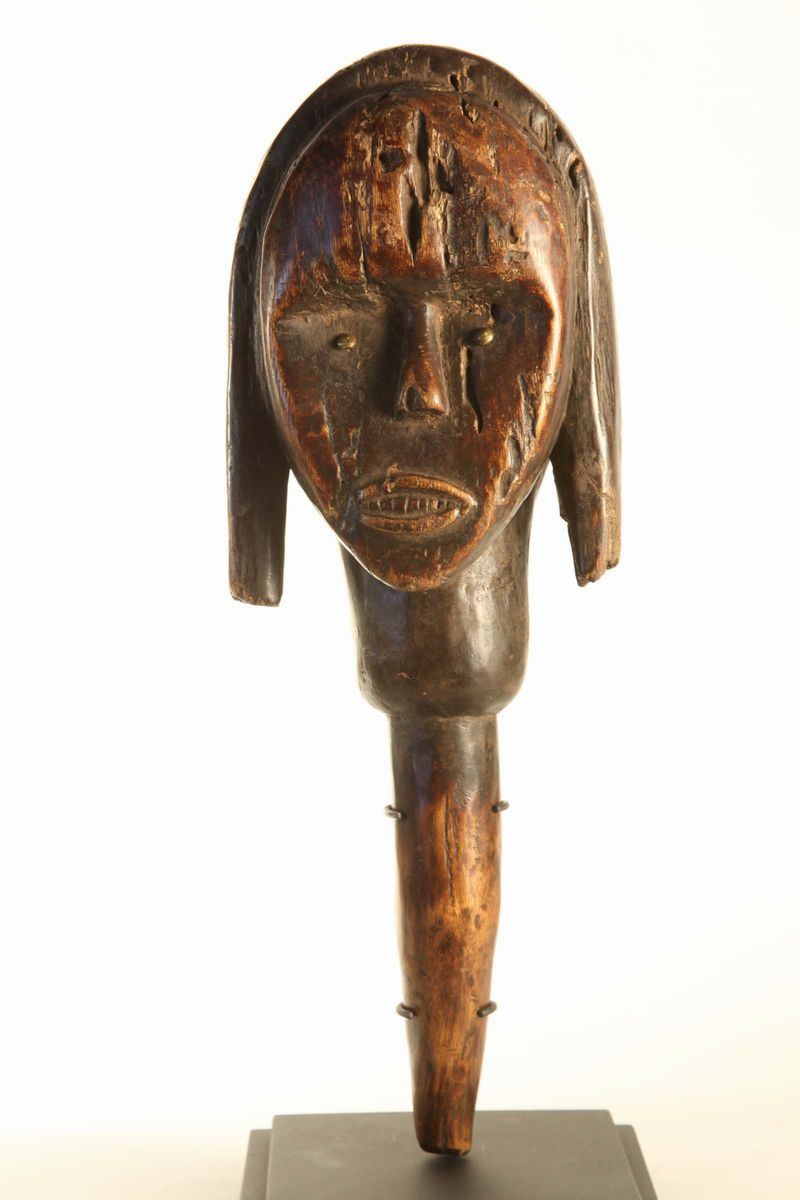 Figura di guardiano di reliquiario byeri FANG (Gabon)  - Auction African Art - Cambi Casa d'Aste