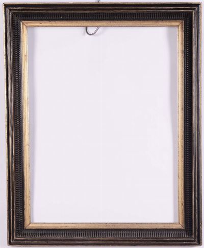 Cornice a Sagoma Nera e Oro, XX Secolo