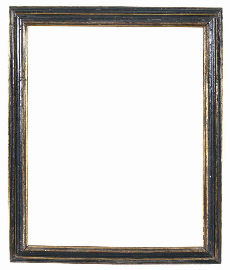 Cornice a sagome laccata, XVII secolo  - Auction Antique Frames from 16th to 19th century - Cambi Casa d'Aste
